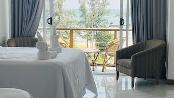 1 chambre, literie de qualité supérieure, couette en duvet d'oie