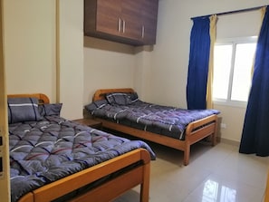 Apartment, 2 Bedrooms | Blackout curtains, free WiFi, bed sheets