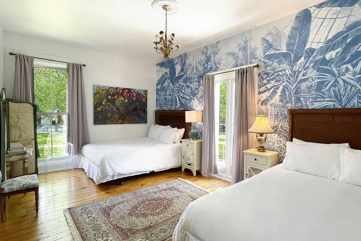 superior room, 2 queen beds, non smoking | premium bedding, minibar, individually decorated, individually furnished