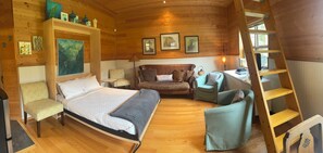 1 soverom, skrivebord, strykejern/-brett og wi-fi (inkludert)