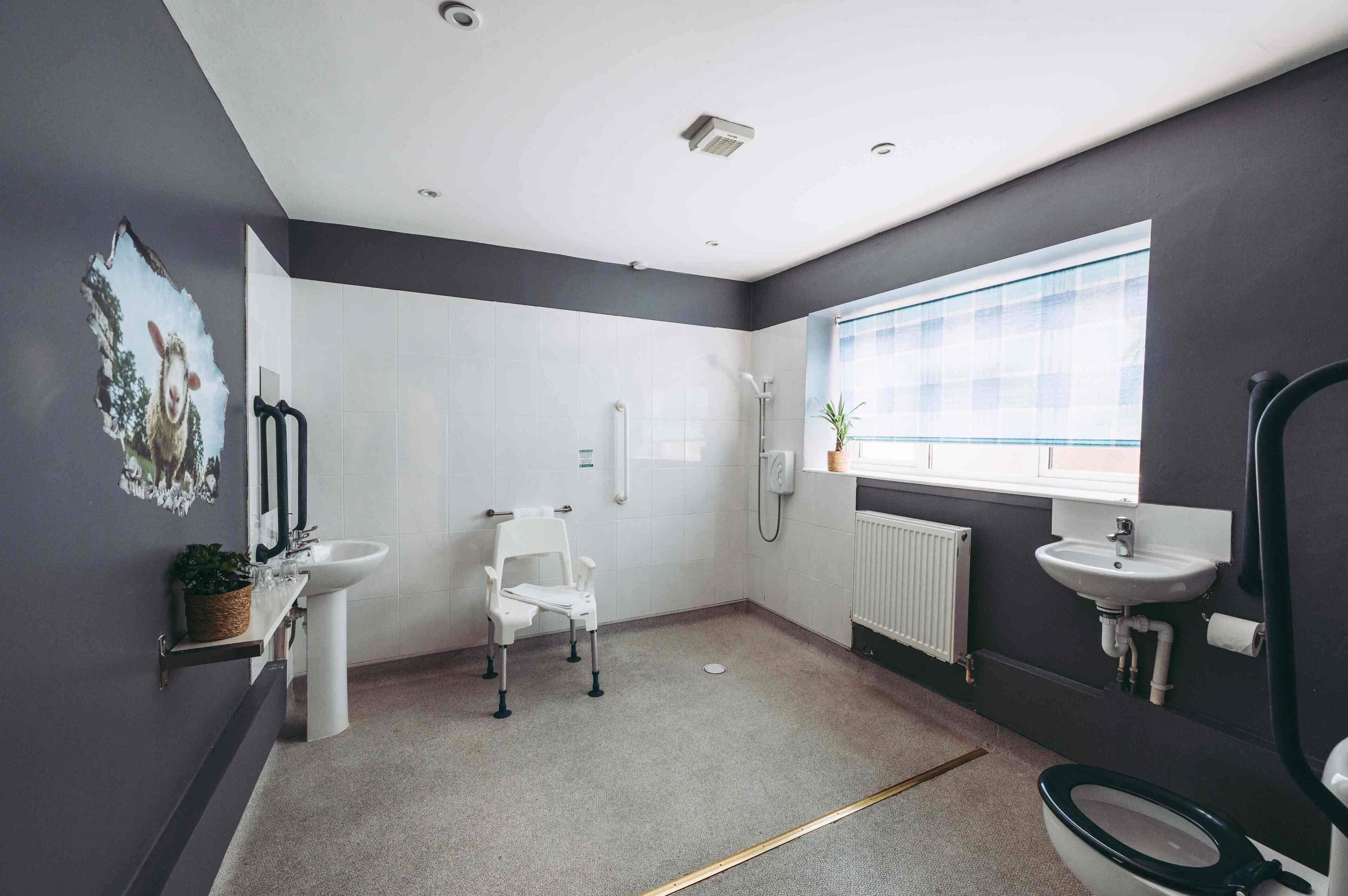 standard double or twin room, accessible (no pet friendly) | bathroom | free toiletries, hair dryer, towels