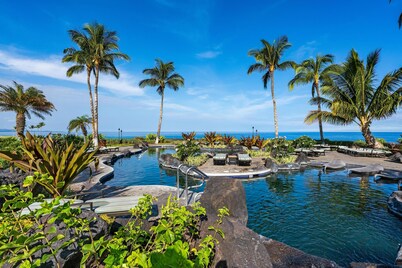 Ocean Front!  Includes Waikoloa Golf Membership Benefits. Halii Kai 13A
