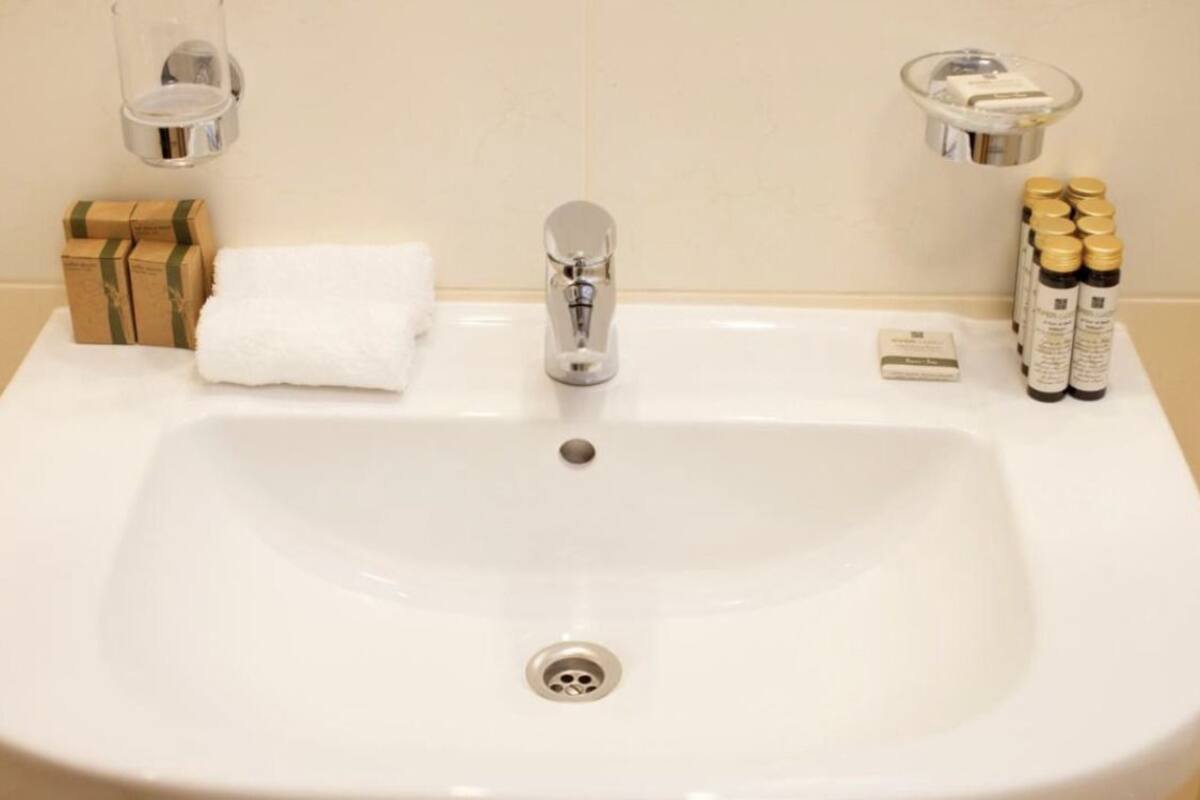 soundproofing, iron/ironing board, free wifi, bed sheets