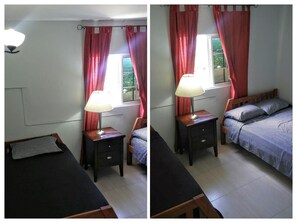 2 habitaciones, tabla de planchar con plancha y wifi gratis