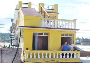 Majoituspaikan julkisivu