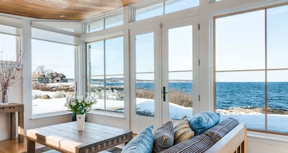 Spectacular, luxury waterfront property directly overlooking Sandy Bay.