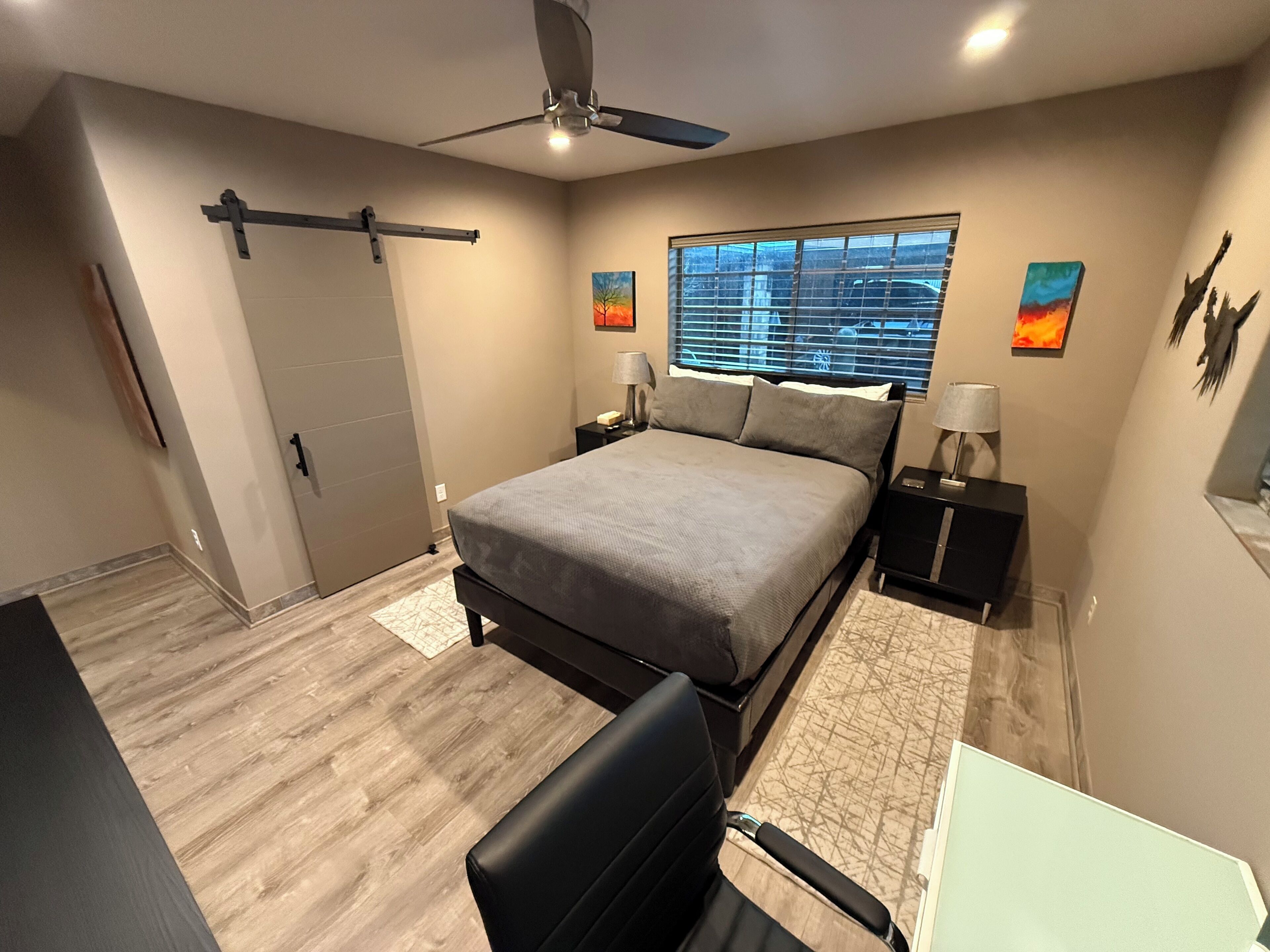 Desk, iron/ironing board, free WiFi, bed sheets