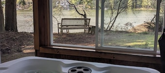 Waterfront living on a quiet lake. Pet Friendly.