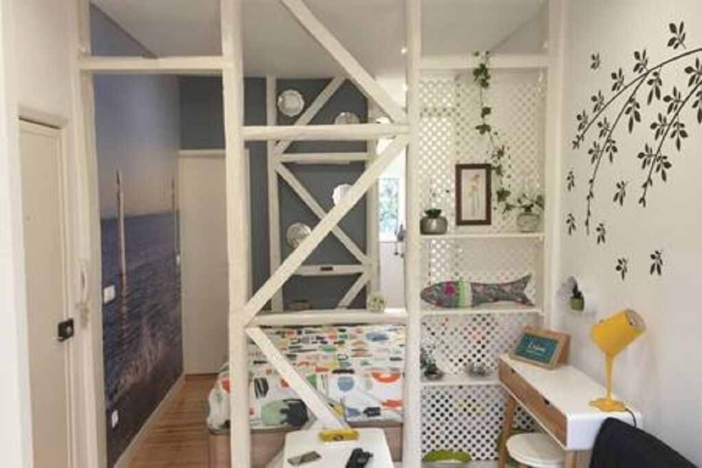 1 habitación, tabla de planchar con plancha, wifi y ropa de cama 