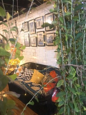 Sala de estar en el lobby