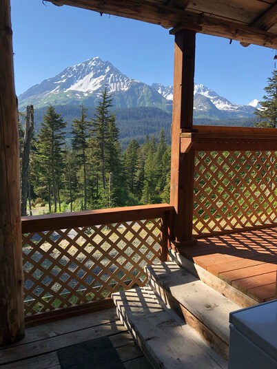 Beautiful Mountain Top Cabin with amazing views and private peaceful setting!