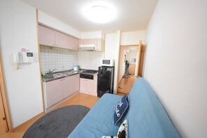 Superior Room (2) | Living area | Flat-screen TV - Heart of Shinsaibashi Apartment (Osaka)