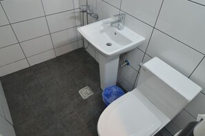 Regadera, amenidades de baño gratuitas, secadora de cabello, pantuflas