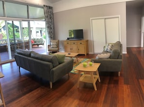 TV, video library