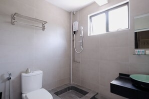 Regadera, amenidades de baño gratuitas, secadora de cabello, bidet 