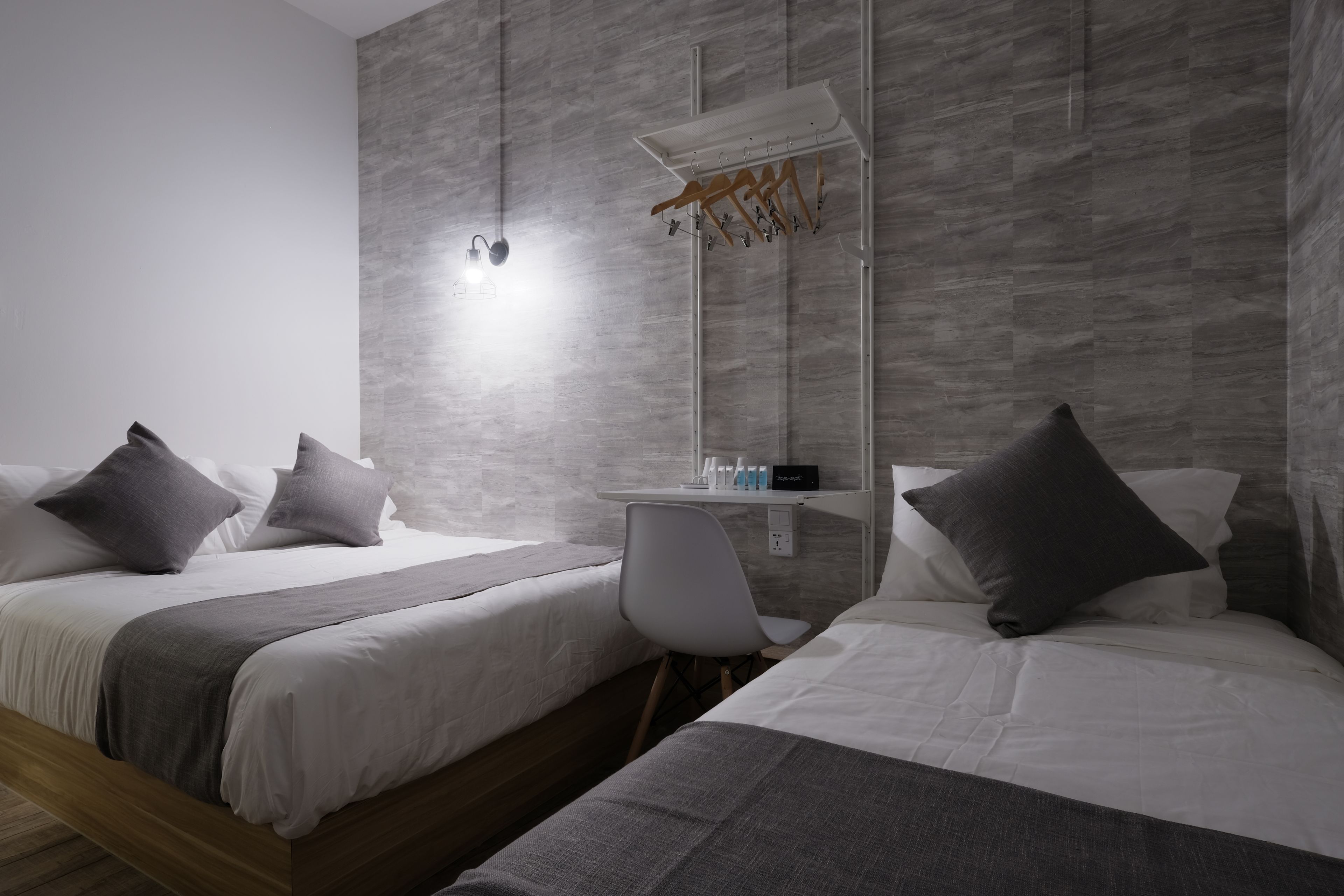 family triple room | select comfort beds, in-room safe, desk, laptop workspace