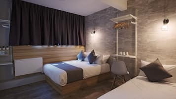 Executive Family Triple Room | Select Comfort beds, in-room safe, desk, laptop workspace