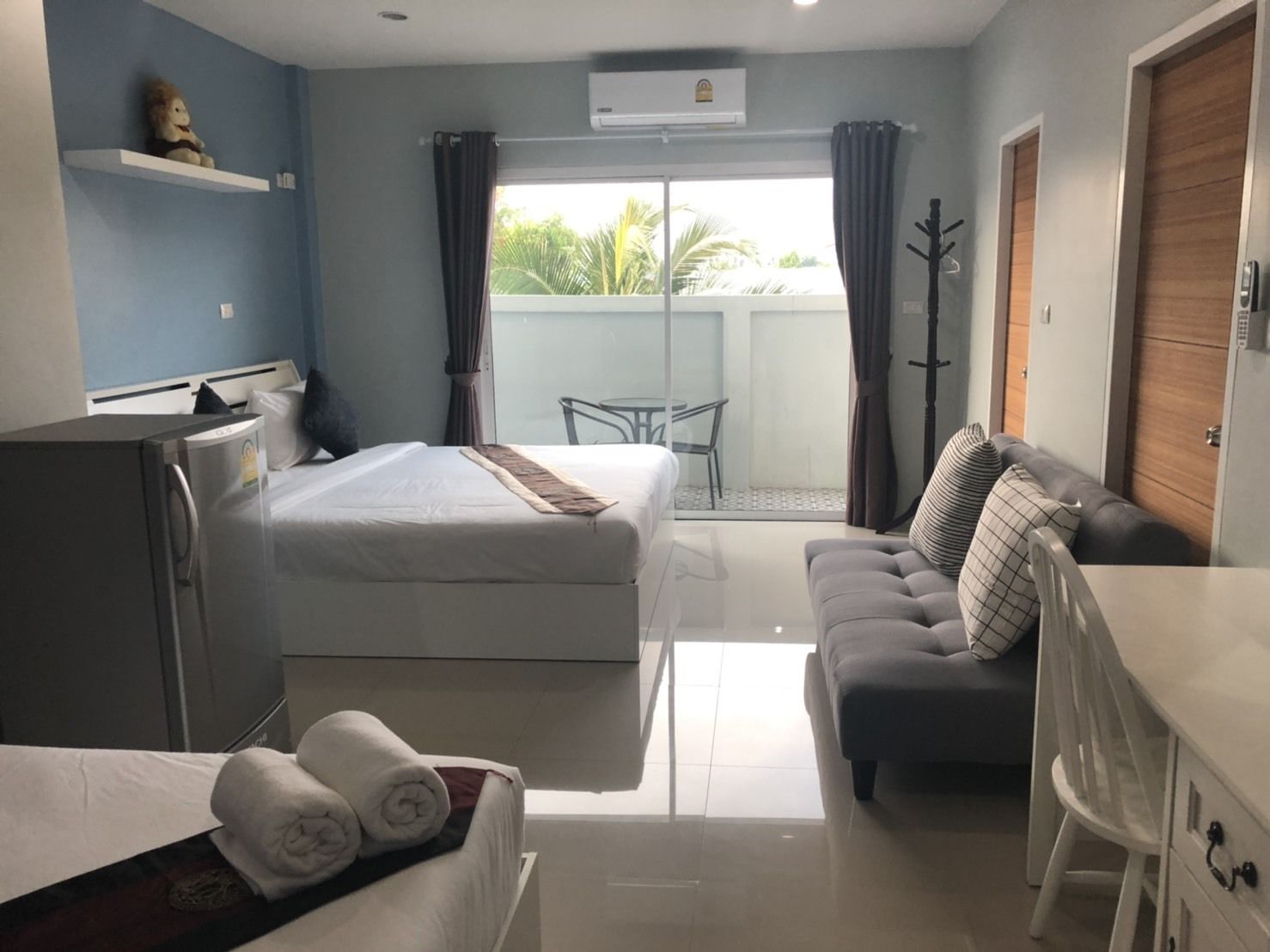 Chambre Quadruple Familiale | Rideaux occultants, Wi-Fi gratuit, draps fournis