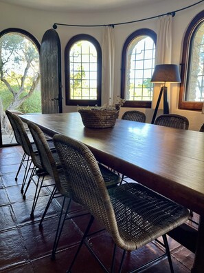 Dining - Holiday rental semidetached with swimming pool in Begur, Sa Riera (Begur)