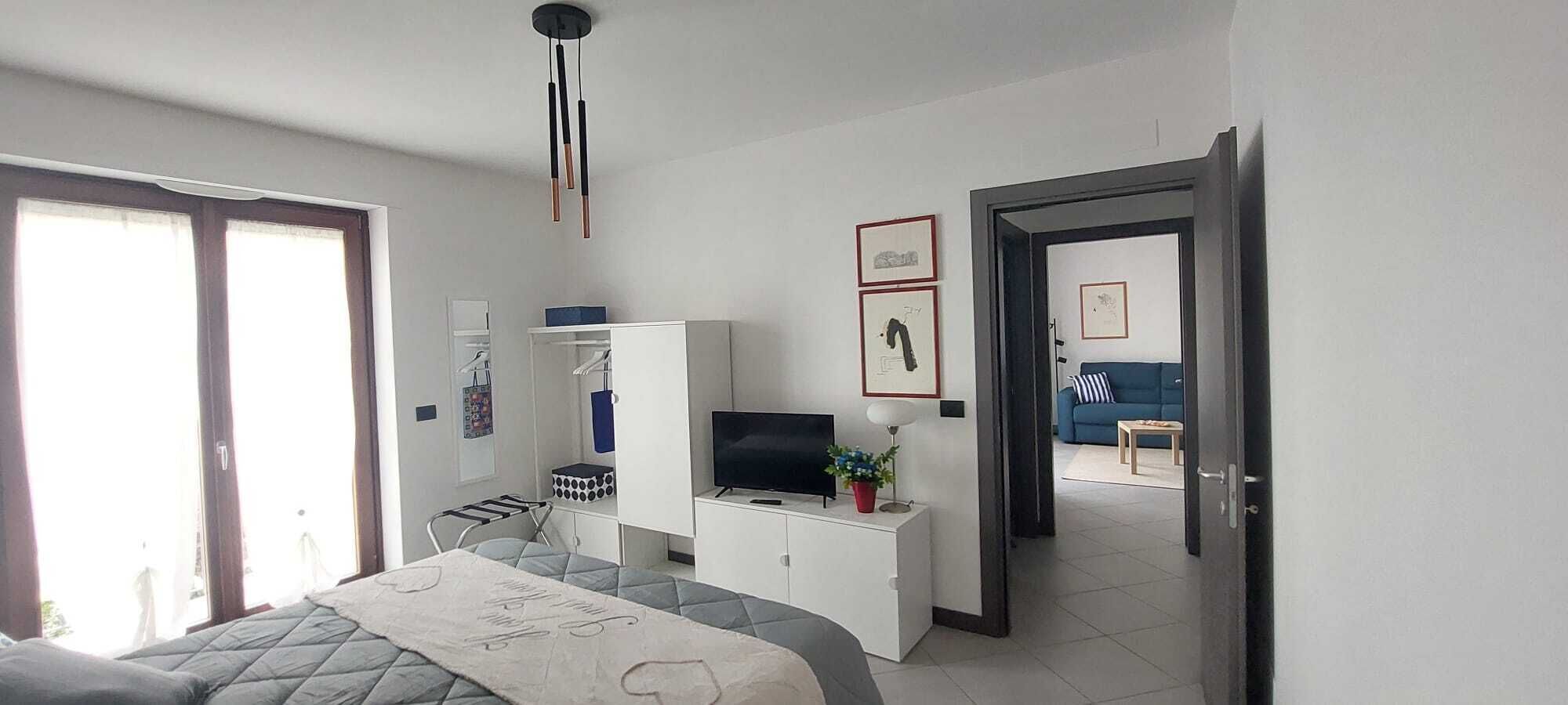 Appartamento Deluxe Sky Blue | Hochwertige Bettwaren, Daunenbettdecken, Pillowtop-Betten, Minibar