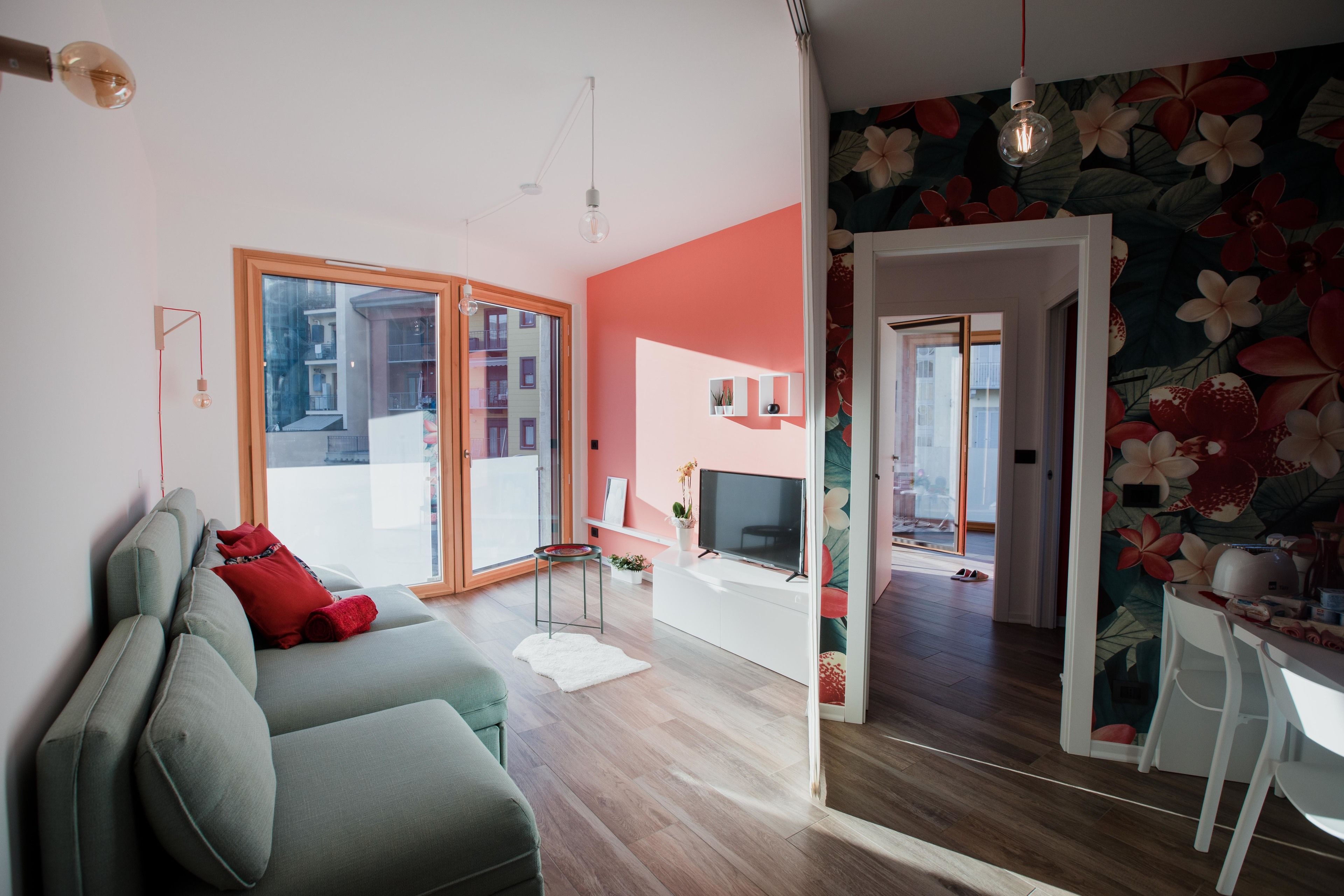 Appartamento Deluxe Flower Suite | Coin séjour