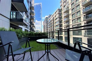 尊荣公寓, 1 间卧室, 露台, 城市景观 | 阳台景观