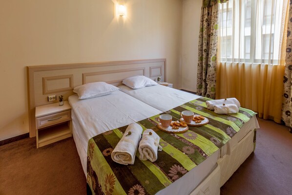 Iron/ironing board, cots/infant beds, free WiFi, bed sheets