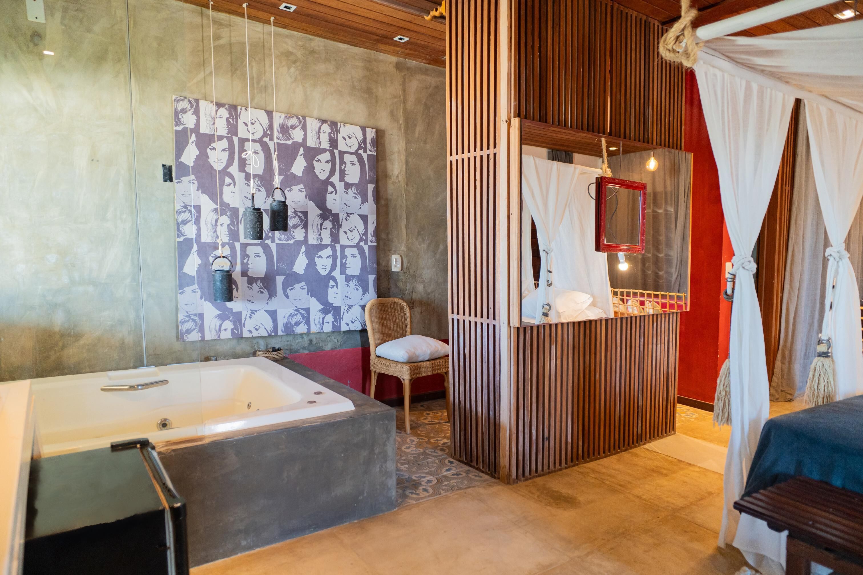 deluxe room, jetted tub, sea view | private spa tub