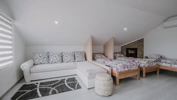 Villa, 4 Bedrooms | Living area | Flat-screen TV
