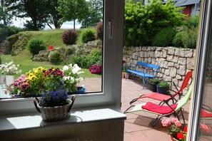 Apartment (2) | Terrace/patio - Ferienwohnung Schloss Schönberg (Bad Brambach)