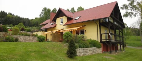 Façade de l’hébergement