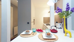 公寓, 1 间卧室 | 客房内用餐