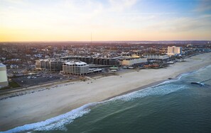 Vista a la playa o el mar