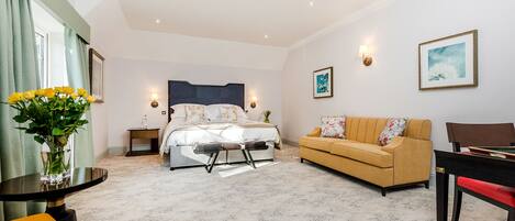 Egyptian cotton sheets, premium bedding, memory-foam beds, in-room safe