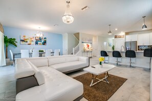 Villa (Multiple Bedrooms) | Living room | LED TV, video game console - H1584 Brand new 8 Bedroom 5 Bathroom Villa (Davenport)