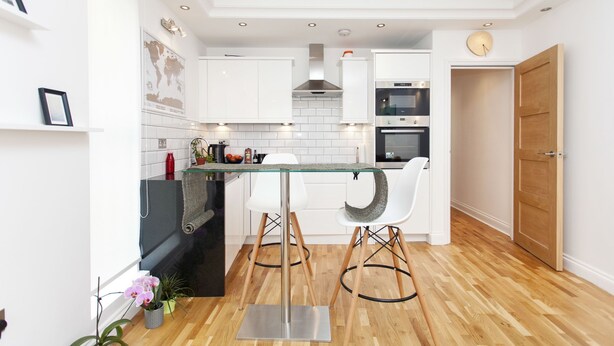 Apartment, 1 Bedroom | Private kitchen | Coffee/tea maker, full-size fridge, microwave, oven - Chelsea Stamford Bridge Atmosphere (London)
