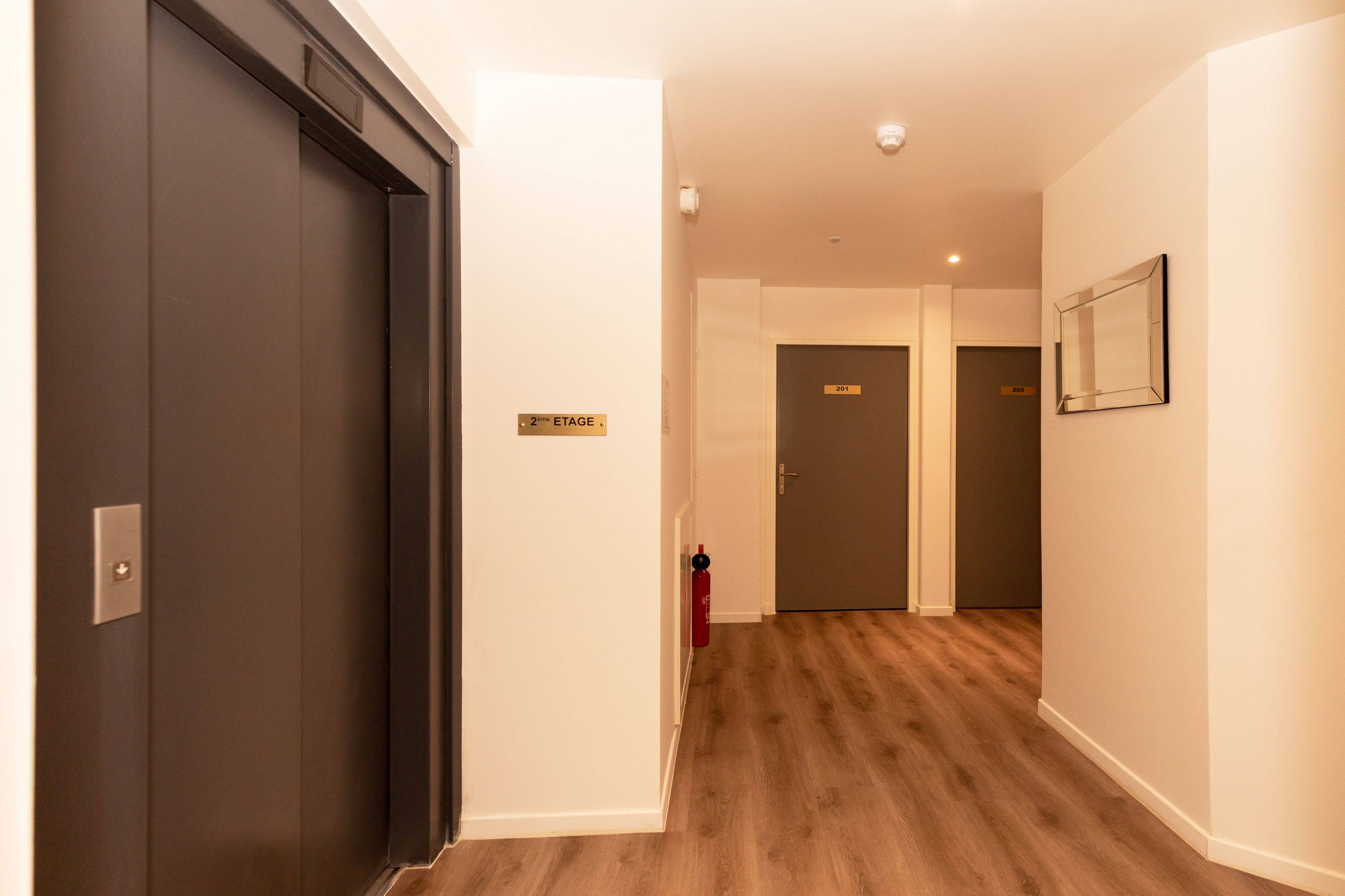 individually decorated, individually furnished, desk, blackout curtains