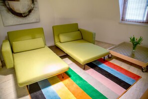 Appartamento (incl. cleaning Fee 50 EUR) | Area soggiorno | TV a schermo piatto