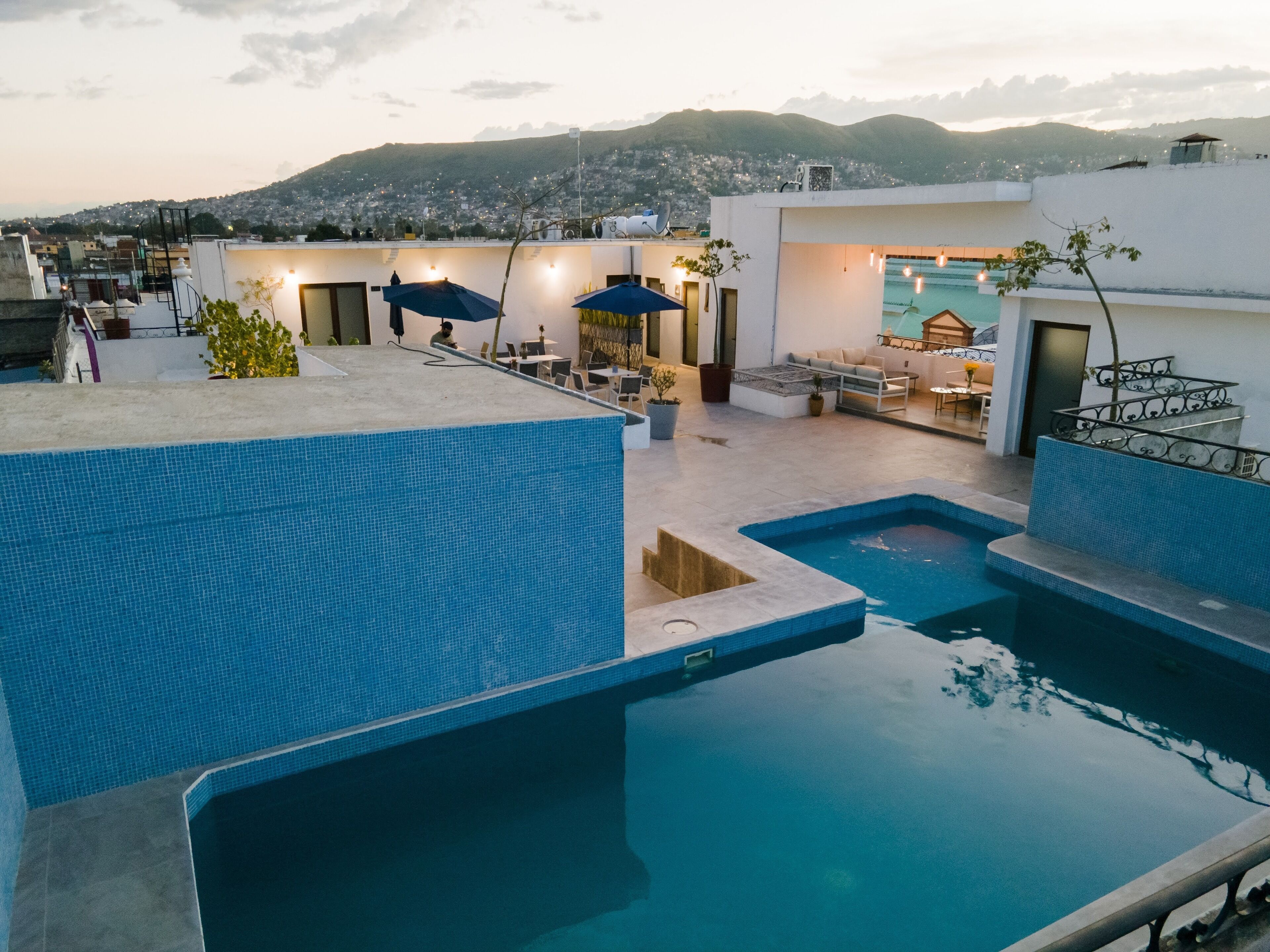 Terrasse sur le toit