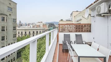 Eenvoudig appartement, 1 tweepersoonsbed, niet-roken | Terras