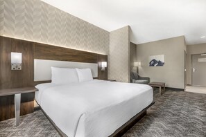 Suite, 1 très grand lit, non-fumeur, réfrigérateur et four à micro-ondes (with Sofabed) | Lit avec matelas à plateau-coussin, bureau, fer et planche à repasser