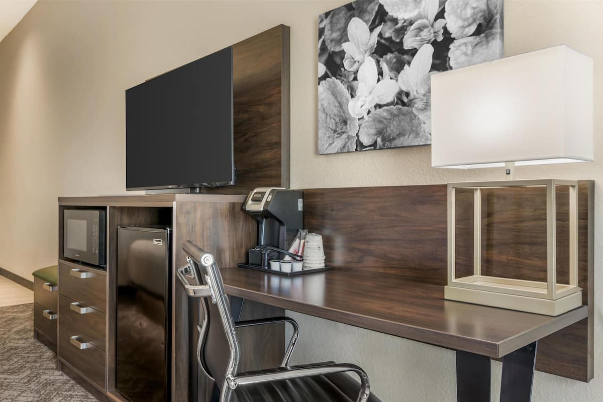 standard room, 2 queen beds, accessible, non smoking | pillow-top beds, desk, iron/ironing board, free cots/infant beds