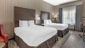 スタンダード ルーム クイーンベッド 2 台 バリアフリー 冷蔵庫 & 電子レンジ