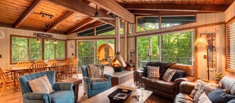 Chalet in the Trees - Sauna|Game Room|Pool Access