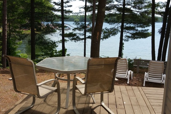 Just 50 feet to the water from the porch