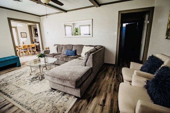 Smart TV, DVD player, ping pong