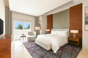 Pillowtop beds, minibar, in-room safe, desk