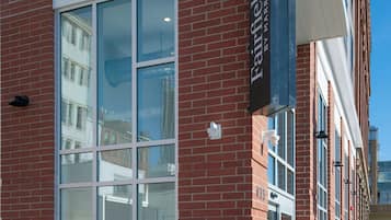 Blick von der Unterkunft