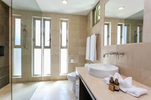 Shower, towels