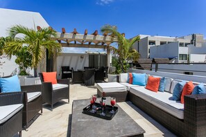 Terrace/patio - Penthouse via 38 Laguna by Stella Rentals (Playa del Carmen)